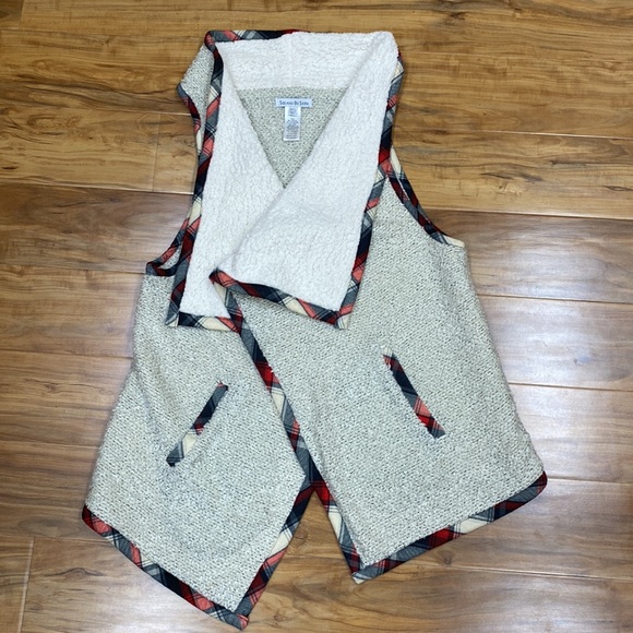 See and Be Seen Vest Cardigan Sweater size M / L cozy & warm - Picture 6 of 10